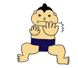 everyday sumo wrestler sticker #11015623
