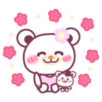 Long-distance relationship -Chocobear- sticker #11016015