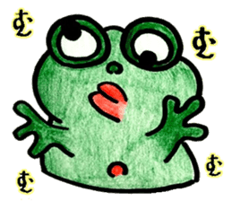 Happy life of the Frog sticker #11016488