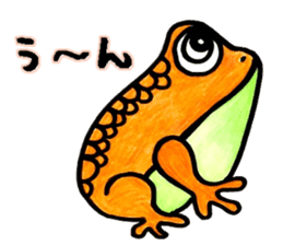 Happy life of the Frog sticker #11016498