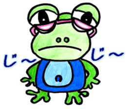 Happy life of the Frog sticker #11016501