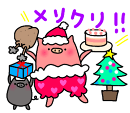 pigs wearing pants. sticker #11016857