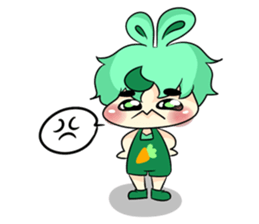 A Little Rabbit-Girl sticker #11016985