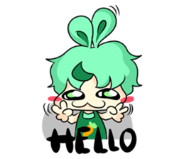 A Little Rabbit-Girl sticker #11016987