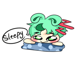 A Little Rabbit-Girl sticker #11016991