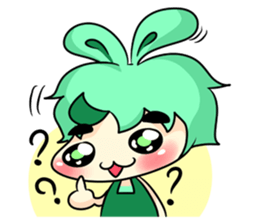 A Little Rabbit-Girl sticker #11016992