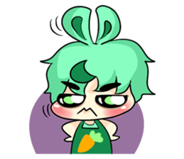 A Little Rabbit-Girl sticker #11016993