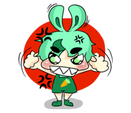 A Little Rabbit-Girl sticker #11016998