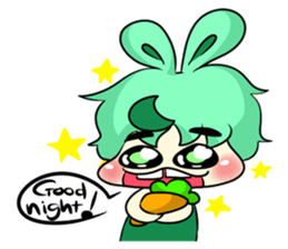 A Little Rabbit-Girl sticker #11017001