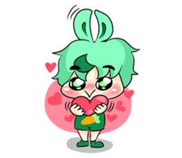 A Little Rabbit-Girl sticker #11017002