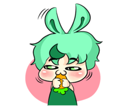 A Little Rabbit-Girl sticker #11017004