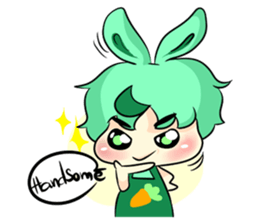 A Little Rabbit-Girl sticker #11017005