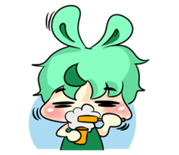 A Little Rabbit-Girl sticker #11017007