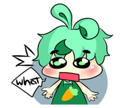 A Little Rabbit-Girl sticker #11017010