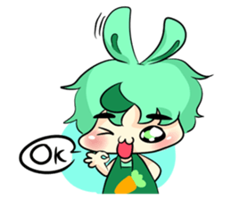 A Little Rabbit-Girl sticker #11017013