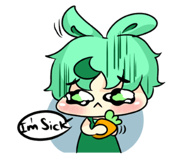 A Little Rabbit-Girl sticker #11017014