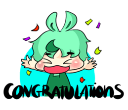 A Little Rabbit-Girl sticker #11017019