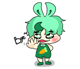 A Little Rabbit-Girl sticker #11017020