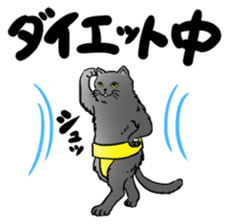 Cat Sumo Wrestlers sticker #11017310