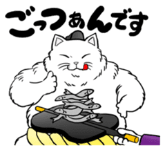 Cat Sumo Wrestlers sticker #11017341