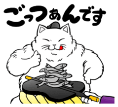 Cat Sumo Wrestlers sticker #11017341