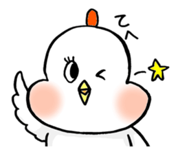 A funny and cute bird sticker #11017353