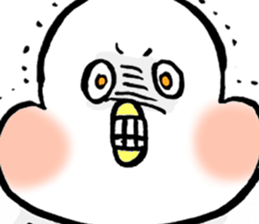 A funny and cute bird sticker #11017359