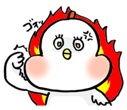 A funny and cute bird sticker #11017360