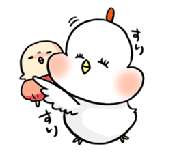 A funny and cute bird sticker #11017364