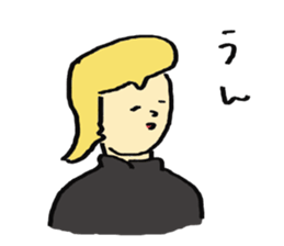 sumo wrestler and yankee sticker #11018067