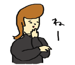 sumo wrestler and yankee sticker #11018087