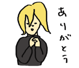 sumo wrestler and yankee sticker #11018094