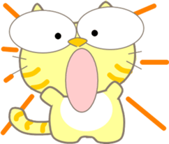 Five lovely cats-2 sticker #11018149