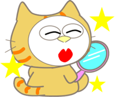 Five lovely cats-2 sticker #11018158