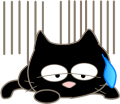 Five lovely cats-2 sticker #11018178