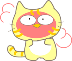 Five lovely cats-2 sticker #11018179