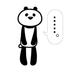 PANDA is easy to use. sticker #11018415