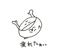 W Face ! Every day, a covering for head! sticker #11019766