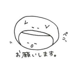 W Face ! Every day, a covering for head! sticker #11019768