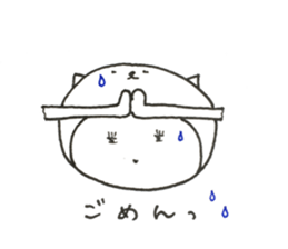 W Face ! Every day, a covering for head! sticker #11019769