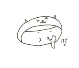 W Face ! Every day, a covering for head! sticker #11019776