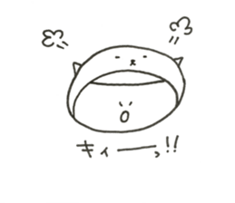 W Face ! Every day, a covering for head! sticker #11019778