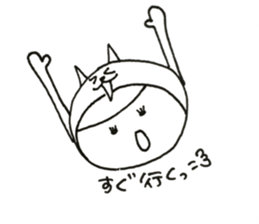 W Face ! Every day, a covering for head! sticker #11019781