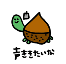 the maron turtle sticker #11020123