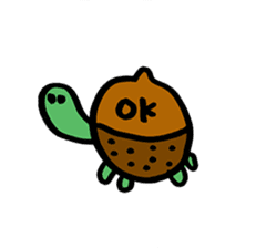 the maron turtle sticker #11020131