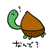the maron turtle sticker #11020133
