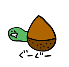 the maron turtle sticker #11020155