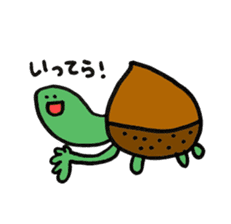 the maron turtle sticker #11020159