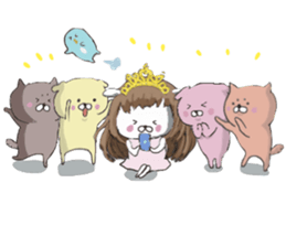 DOGS with let's play video gaming dog sticker #11020293