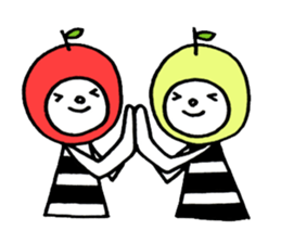 Apples and green apple sticker #11020520